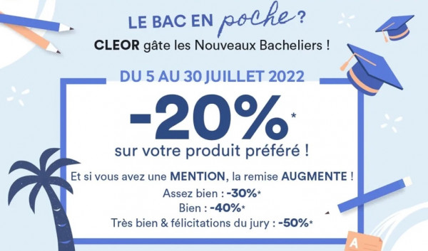 cleor offre bac 2022