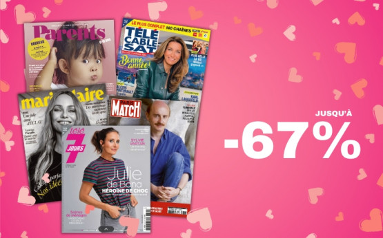 Promos abonnements magazines jusqu'à -67%