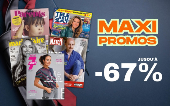 Promos abonnements magazines jusqu'à -67%