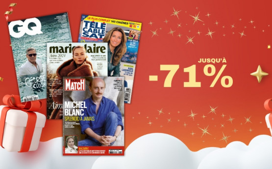 Promos abonnements magazines jusqu'à -71%