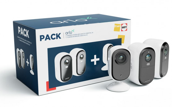 Promo pack 3 caméras Arlo à 179€ (-40%)