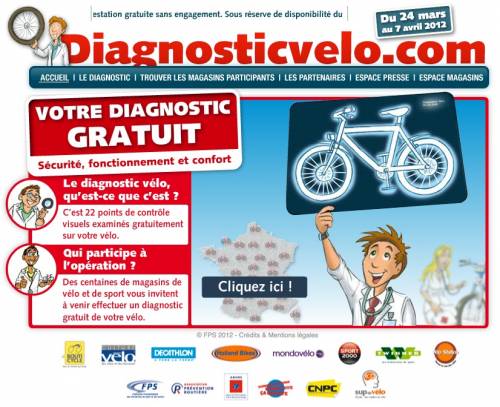 contrôle diagnostic révision vélo gratuit