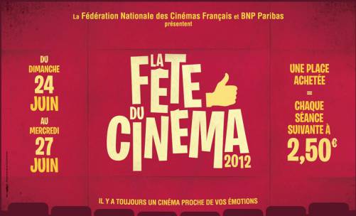 super bon plan ciné : la fête du cinéma 2012 du 24 juin au 27 juin 2012, la séance à 3,5?