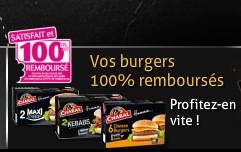 les hamburgers charal sont 100% remboursé jusqu'en juillet 2012