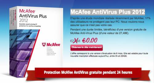 licence antivirus 6 mois mcafee antivirus plus gratuit