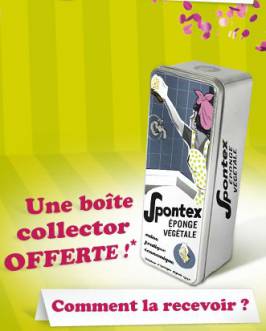 spontex 80 ans : une boîte collector vintage offerte