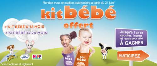 total le kit bébé 2012 offert pour les vacances d'été