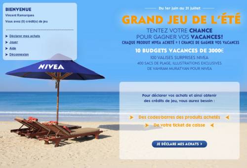 nivea jeu gain facile nivea grand jeu de l'été 2012 valises et vacances à gagner