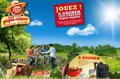 gagner 2000 cadeaux gratuits avec le jeu pique niques coeur de lion et ses codes