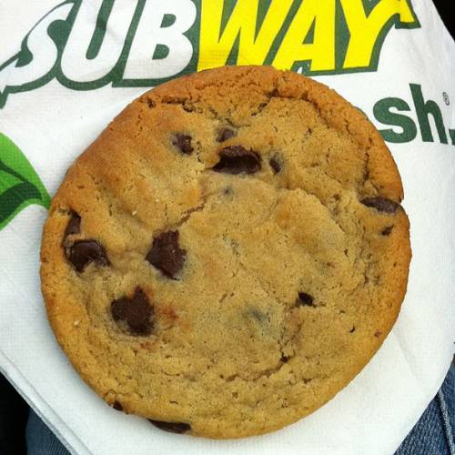 subway un cookie gratuit pour répondre à une enquête