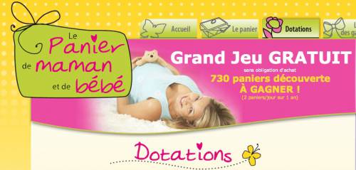 gagner le panier de maman et de bébé avec les frais de port gratuit