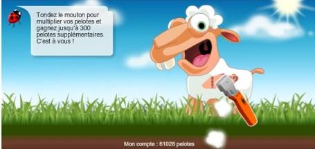 wooly-win wooly-win : la tonte du mouton pour gagner des pelotes
