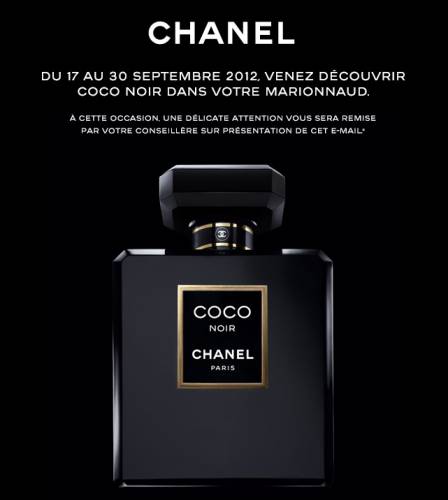 marionnaud chanel coco noir échantillon gratuit