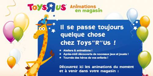 animations toys r us noël 2012 ateliers gratuits