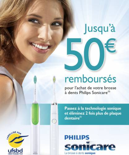brosse à dents philips sonicare odr noël 2012 : jusqu'à 50? remboursés