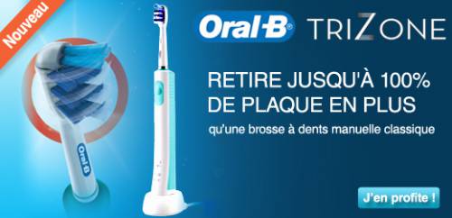 bon plan brosse à dents électriques oral b trizone 500 à 11?