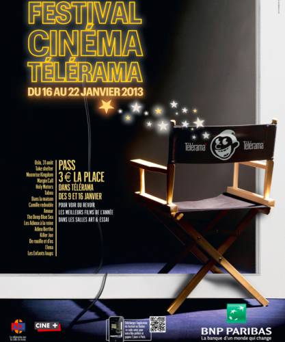 télérama pass cinéma 2013 : place de cinéma à 3?