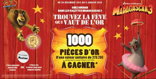 auchan fève d'or : 1000 napoléons iii à gagner