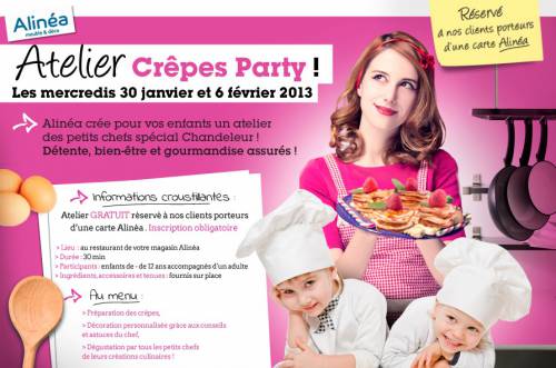 alinéa crêpes party : ateliers crêpes pour les enfants pour la chandeleur 2013