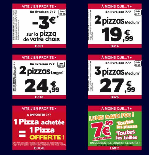 bons de reductions domino's pizza