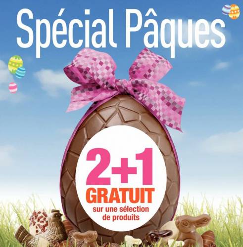 les promotions de pâques 2013 chez carrefour pour acheter des chocolats moins chers