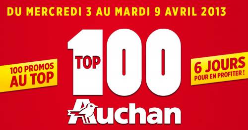 top 100 auchan : 100 promos au top à découvrir pour acheter moins cher