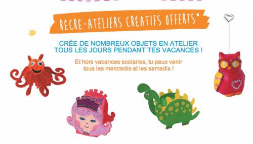 récré ateliers créatifs offerts chez cultura