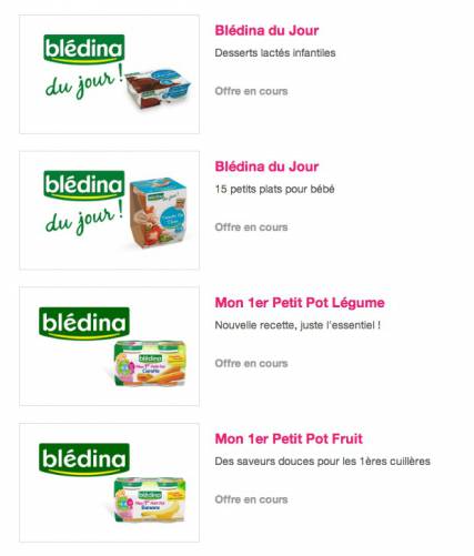 blédina petits pots 100% remboursé avec shopmium