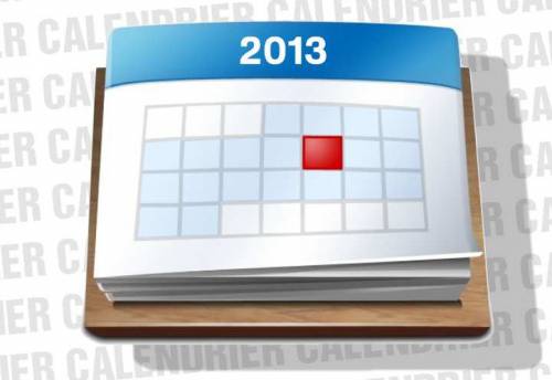 bon plan calendrier 2013