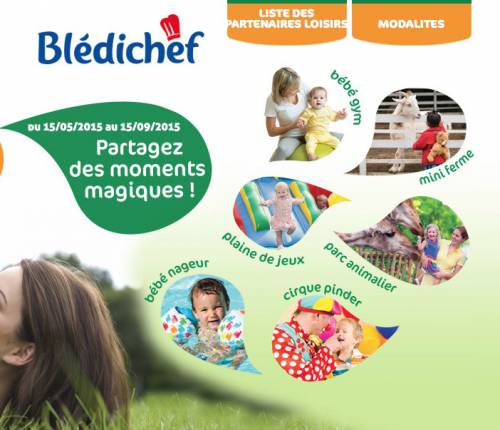 blédichef activités offertes avec votre bébé