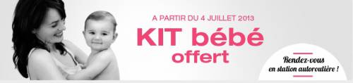 total kit bébé 2013 offert à partir du 4 juillet 2013 gratuitement