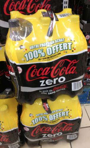 pack coca cola zéro 100% remboursé