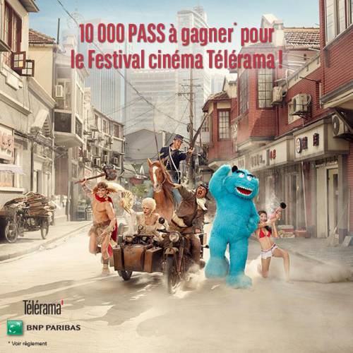 festival cinéma bnp paribas télérama : des places de ciné à 3?
