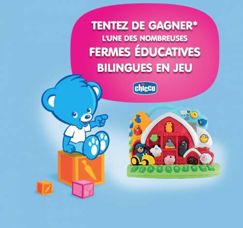 jeu nestlé bébé 2014 : gagner 1000 fermes éducatives bilingues chicco en vous inscrivant gratuitement