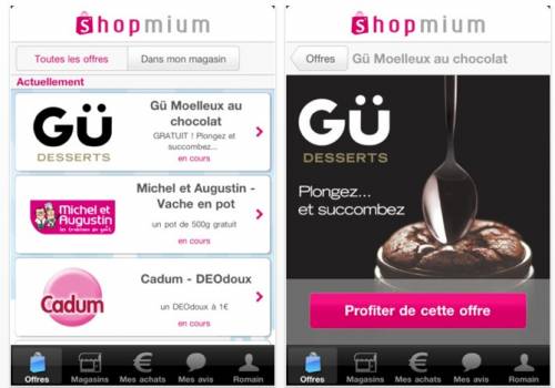 shopmium : remboursement et bon de réduction supermarché mobile et numérique