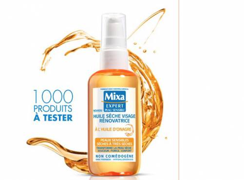 test mixa expert huile sèche : 1000 exemplaires à gagner