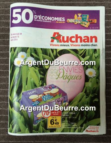auchan pâques 2014 : les promotions pour économiser sur ses achats de chocolats