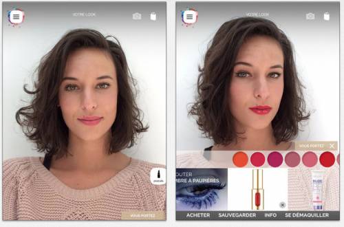 application l'oréal make up genius gratuite sur iphone