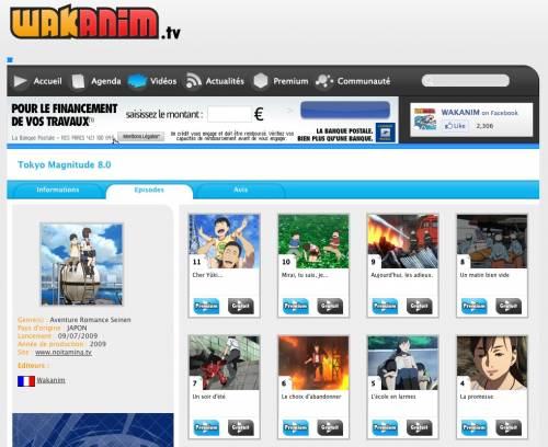wakanim.tv dessins animés japonais gratuits
