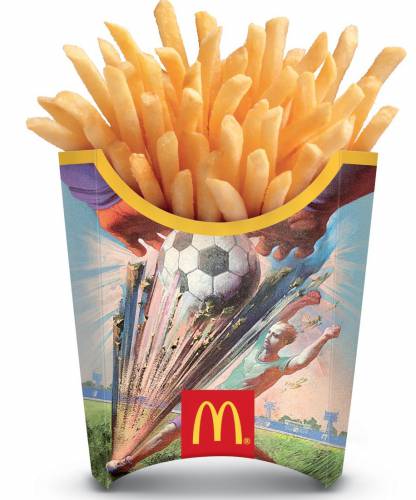 frites mcdo gol emballage coupe du monde 2014