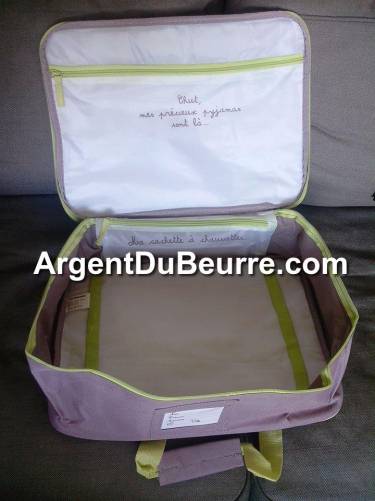 vertbaudet valise maternité offerte sans minimum d'achat avec le code promo