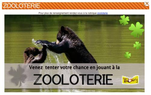 jeu zoo loterie de thoiry gagner 500 places gratuites pour le zoo