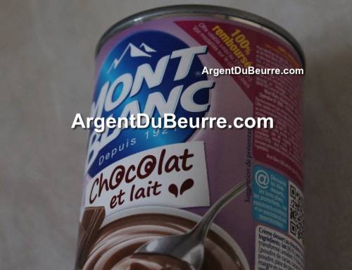 mont blanc chocolat lait 100% remboursé