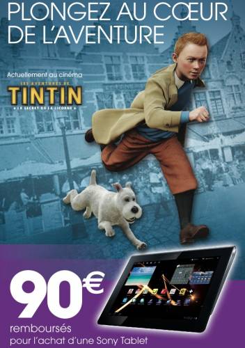 sony tablet offre de remboursement noël 2011 90? remboursés