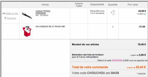 commande lisseur philips commande 3suisses avec réduction lisseur philips