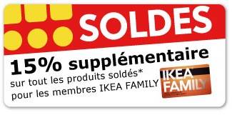 soldes hiver 2012 ikea : 15% supplémentaire avec la carte ikea family