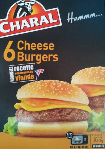 charal 6 cheese burgers 100% remboursé