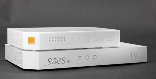 les deux modem orange : livebox et livebox tv