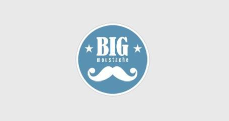 big moustache logo la solution pour faire des économies sur les rasoirs et les lames