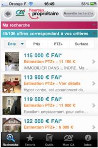 application iphone heureux propri�taire r�sultat d'une recherche sur l'application heureux propri�taire avec ptz